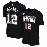 Ja Morant Memphis Grizzlies Unisex Name & Number T-Shirt Classic Edition Black - Nike