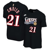 Joel Embiid Philadelphia 76ers Unisex Name & Number T-Shirt Classic Edition Black - Nike