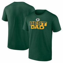 Green Bay Packers Best Dad Father's Day T-Shirt - Green T-shirts