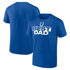Indianapolis Colts Best Dad Father's Day T-Shirt - Royal T-shirts