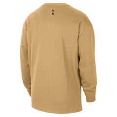 Washington Wizards 2025/26 City Edition Remix Essential Logo Long Sleeve T-Shirt Gold - Nike