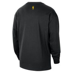 Los Angeles Lakers 2025/26 City Edition Remix Essential Logo Long Sleeve T-Shirt Black - Nike