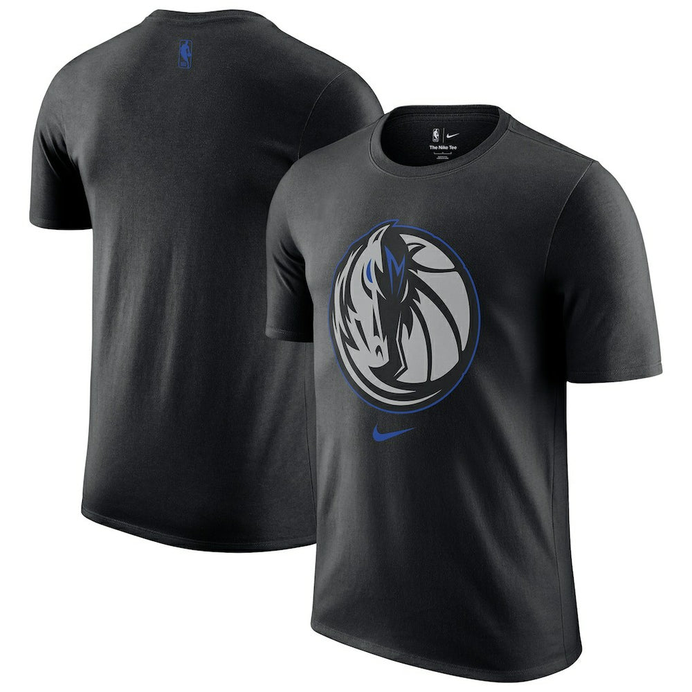 Dallas Mavericks 2025/26 City Edition Remix Essential Logo T-Shirt Black - Nike