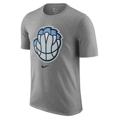 Memphis Grizzlies 2025/26 City Edition Remix Essential Logo T-Shirt Heather Gray - Nike