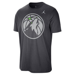 Minnesota Timberwolves Jordan Brand Statement Edition Essential T-Shirt Anthracite outlet