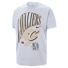 Cleveland Cavaliers Unisex Classic Edition Hardwood Classics Vintage T-Shirt White - Nike