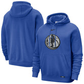 Dallas Mavericks 2025/26 City Edition Essential Logo Remix Hoodie Blue - Nike outlet