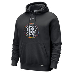 Brooklyn Nets 2025/26 City Edition Essential Logo Remix Hoodie Black - Nike outlet