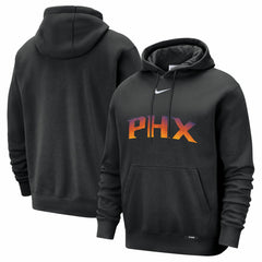 Phoenix Suns 2025/26 City Edition Essential Logo Remix Hoodie Black - Nike