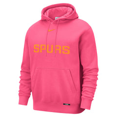 San Antonio Spurs 2025/26 City Edition Essential Logo Remix Hoodie Pink - Nike