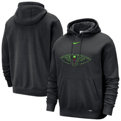 New Orleans Pelicans 2025/26 City Edition Essential Logo Remix Hoodie Black - Nike