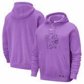 Sacramento Kings 2025/26 City Edition Essential Logo Remix Hoodie Purple - Nike outlet