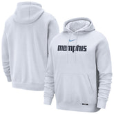 Memphis Grizzlies 2025/26 City Edition Essential Remix Club Hoodie White - Nike outlet