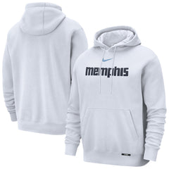 Memphis Grizzlies 2025/26 City Edition Essential Remix Club Hoodie White - Nike outlet