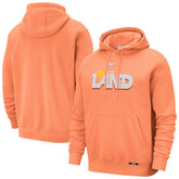 Cleveland Cavaliers 2025/26 City Edition Essential Remix Club Hoodie Orange - Nike
