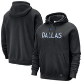 Dallas Mavericks 2025/26 City Edition Essential Remix Club Hoodie Black - Nike