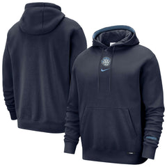 Memphis Grizzlies 2025/26 City Edition Courtside Remix Premium Hoodie Navy - Nike