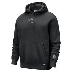 Brooklyn Nets 2025/26 City Edition Courtside Remix Premium Hoodie Black - Nike