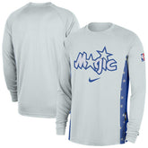 Orlando Magic 2025/26 City Edition Authentic Pregame Dri-FIT Long Sleeve Shooting T-Shirt Silver - Nike