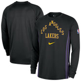 Los Angeles Lakers 2025/26 City Edition Authentic Pregame Dri-FIT Long Sleeve Shooting T-Shirt Black - Nike outlet
