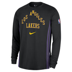Los Angeles Lakers 2025/26 City Edition Authentic Pregame Dri-FIT Long Sleeve Shooting T-Shirt Black - Nike outlet
