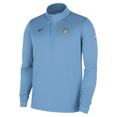 Memphis Grizzlies 2025/26 City Edition Remix Authentic Coaches Dri-FIT Half-Zip Top Light Blue - Nike