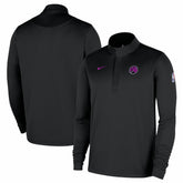 Minnesota Timberwolves 2025/26 City Edition Remix Authentic Coaches Dri-FIT Half-Zip Pullover Black - Nike