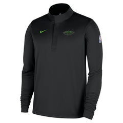 New Orleans Pelicans 2025/26 City Edition Remix Authentic Coaches Dri-FIT Half-Zip Top Black - Nike