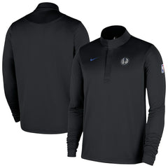 Dallas Mavericks 2025/26 City Edition Remix Authentic Coaches Dri-FIT Half-Zip Top Black - Nike