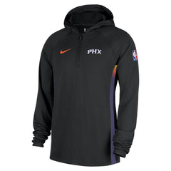 Phoenix Suns 2025/26 City Edition Remix Authentic On-Court Quarter-Zip Dri-FIT Hooded Jacket Black - Nike
