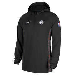 Brooklyn Nets 2025/26 City Edition Remix Authentic On-Court Quarter-Zip Dri-FIT Hooded Jacket Black - Nike outlet