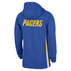 Indiana Pacers 2025/26 City Edition Remix Authentic On-Court Quarter-Zip Dri-FIT Hooded Jacket Blue - Nike