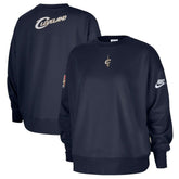 Cleveland Cavaliers Women's Classic Edition Hardwood Classics Premium Phoenix Fleece Sweatshirt Navy - Nike