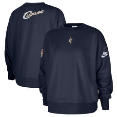 Cleveland Cavaliers Women's Classic Edition Hardwood Classics Premium Phoenix Fleece Sweatshirt Navy - Nike