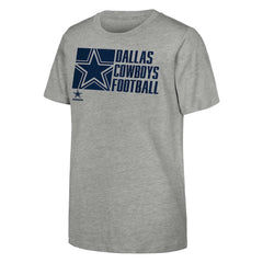 Dallas Cowboys Outerstuff Youth Post Game T-Shirt - Heather Gray T-shirts
