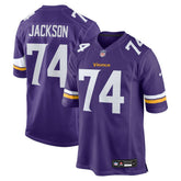 Donovan Jackson Minnesota Vikings 2025 NFL Draft First Round Pick Game Jersey - Purple Jerseys