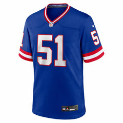 Abdul Carter New York Giants First Round Pick 2nd Alternate Game Jersey - Royal Jerseys