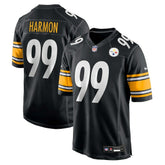 Derrick Harmon Pittsburgh Steelers 2025 NFL Draft First Round Pick Game Jersey - Black Jerseys