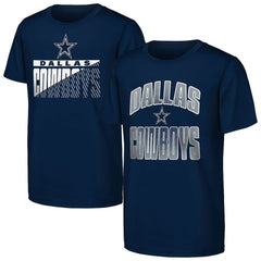 Dallas Cowboys Outerstuff Youth Never Quit 2-Pack T-Shirt Set - Navy T-shirts