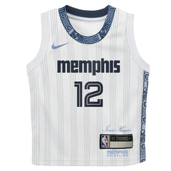 Ja Morant Memphis Grizzlies Preschool 2025/26 City Edition Swingman Jersey White - Nike