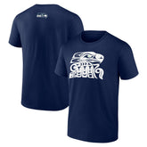 Seattle Seahawks Muckleshoot Tribe T-Shirt - College Navy T-shirts