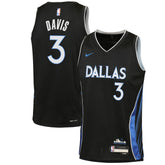 Anthony Davis Dallas Mavericks Youth 2025/26 City Edition Swingman Jersey Black - Nike