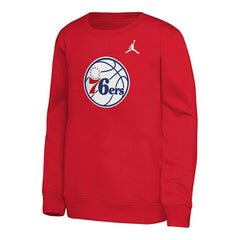 Philadelphia 76ers Jordan Brand Youth Courtside Statement Edition Sweatshirt Red outlet