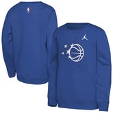 Orlando Magic Jordan Brand Youth Courtside Statement Edition Sweatshirt Royal outlet