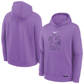 Sacramento Kings Youth 2025/26 City Edition Club Fleece Pullover Hoodie Purple - Nike