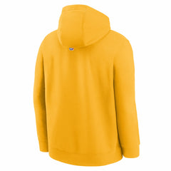 Cleveland Cavaliers Youth 2025/26 City Edition Club Fleece Pullover Hoodie Yellow - Nike