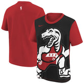 Toronto Raptors Youth 2025/26 City Edition Max90 T-Shirt Red/Black - Nike