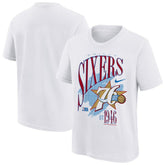 Philadelphia 76ers Youth Hardwood Classics Champs Max90 T-Shirt White - Nike