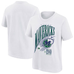 Dallas Mavericks Youth Hardwood Classics Champs Max90 T-Shirt White - Nike