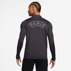 Paris Saint-Germain Strike Drill Quarter-Zip Long Sleeve Dri-FIT Top Anthracite - Nike sale